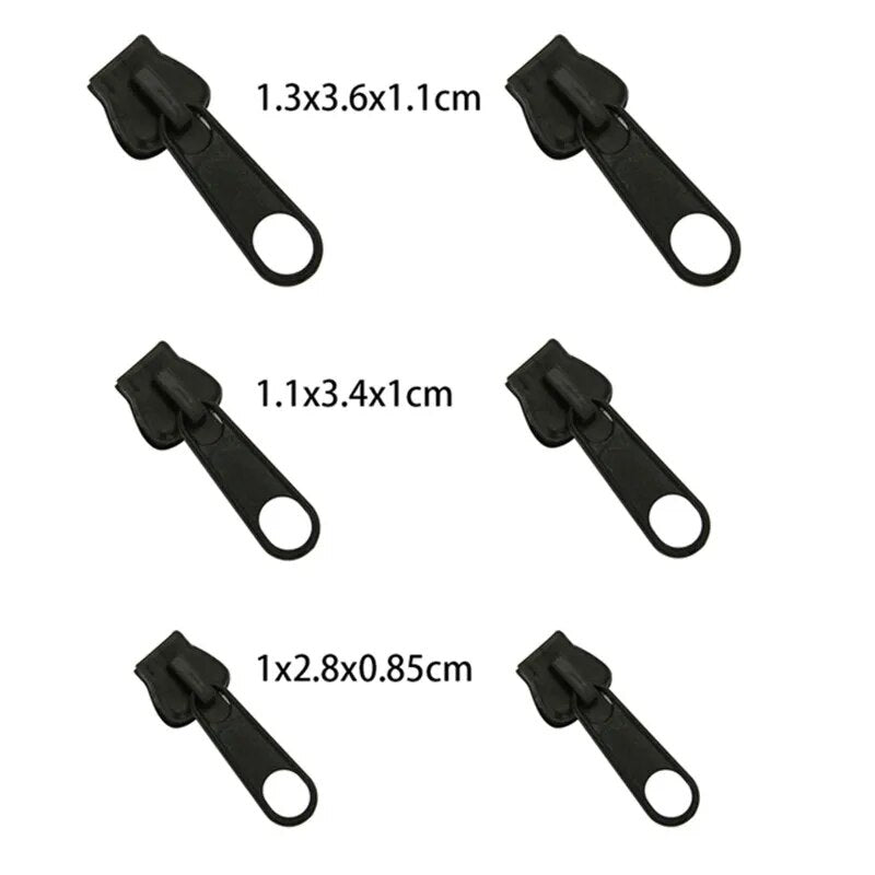 Universal Zipper Puller Head Instant Fix Zipper Repair Kit Replacement Zip Slider Teeth Rescue New Design Zipper DIY Sewing Tool