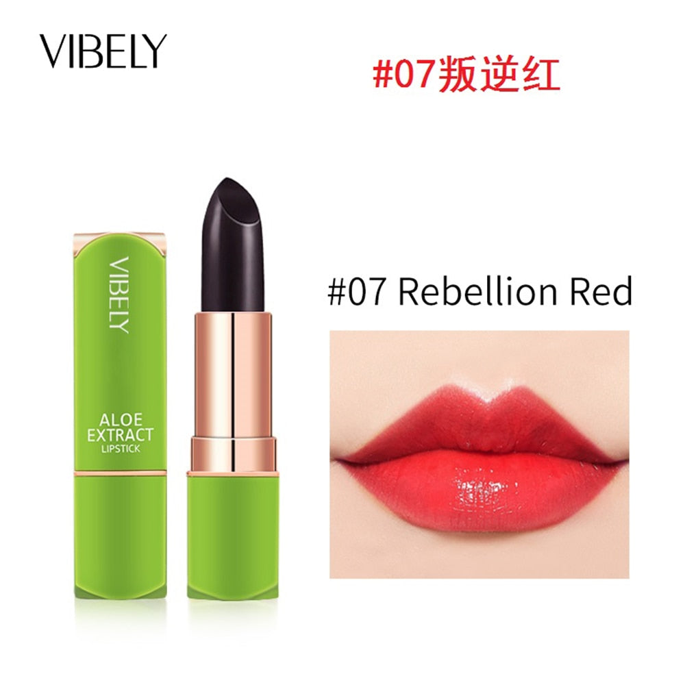 VIBELY New 7 Color Color Mood Changing Lip Balm Natural Aloe Vera Lipstick Long Lasting Moisturizing Makeup Cosmetics for Women SJ457