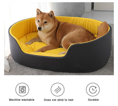 Very Soft Luxury Dog Bed Kennel Cat House Pet Cozy Cushion Pet Basket Puppy For Sofa Lounger Small Medium Dogs Beds Pillow Mat