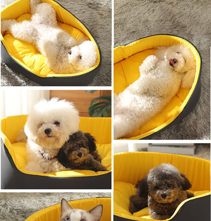 Very Soft Luxury Dog Bed Kennel Cat House Pet Cozy Cushion Pet Basket Puppy For Sofa Lounger Small Medium Dogs Beds Pillow Mat