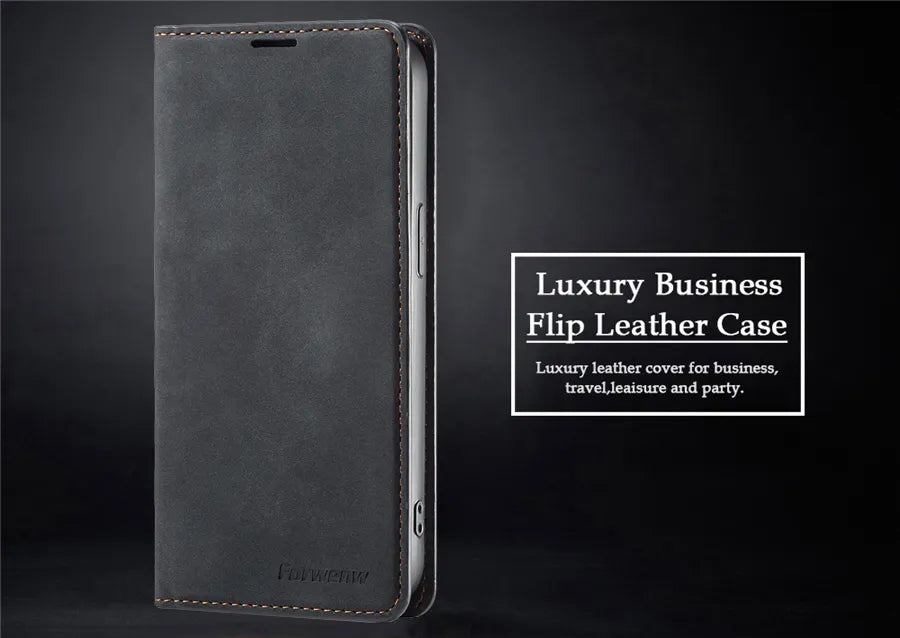 Wallet Flip Leather Case For Xiaomi Redmi 12C 10C 9A 9C 9T Note 12 Pro 12S 11 Pro 11S 10 Pro 9 Pro 8 Mi Poco X5 Pro 11T 12T Pro