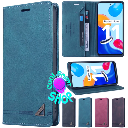 Wallet Flip Leather Case For Xiaomi Redmi 12C 10C 9A 9C Note 12 Pro Plus 11 Pro 11S 10 Pro 9 Pro 8T 7 Mi Poco M5 12T Pro