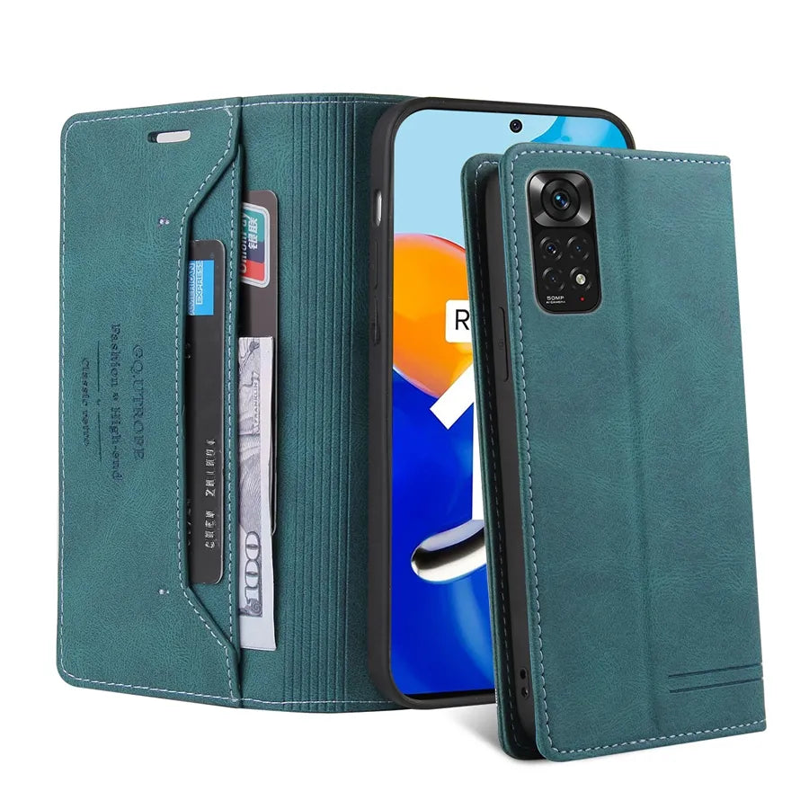 Wallet Flip Leather Case For Xiaomi Redmi 12C 10C 9A 9C Note 12 Pro Plus 11 Pro 11S 10 Pro 9 Pro 8T 7 Mi Poco M5 12T Pro