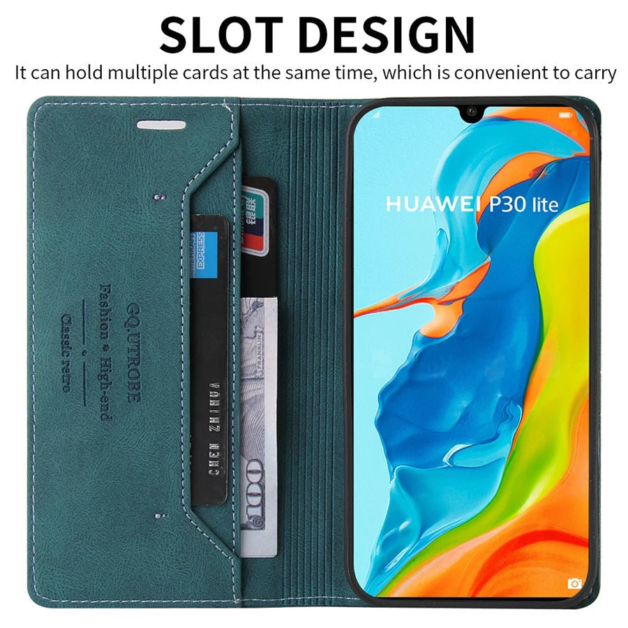 Wallet Leather Case For Huawei P40 Lite E P30 P20 Lite P Smart Z 2019 2021 Y5P Y6P Y7P Honor X8 50 Lite 20 Lite 10i 10 Lite 9X