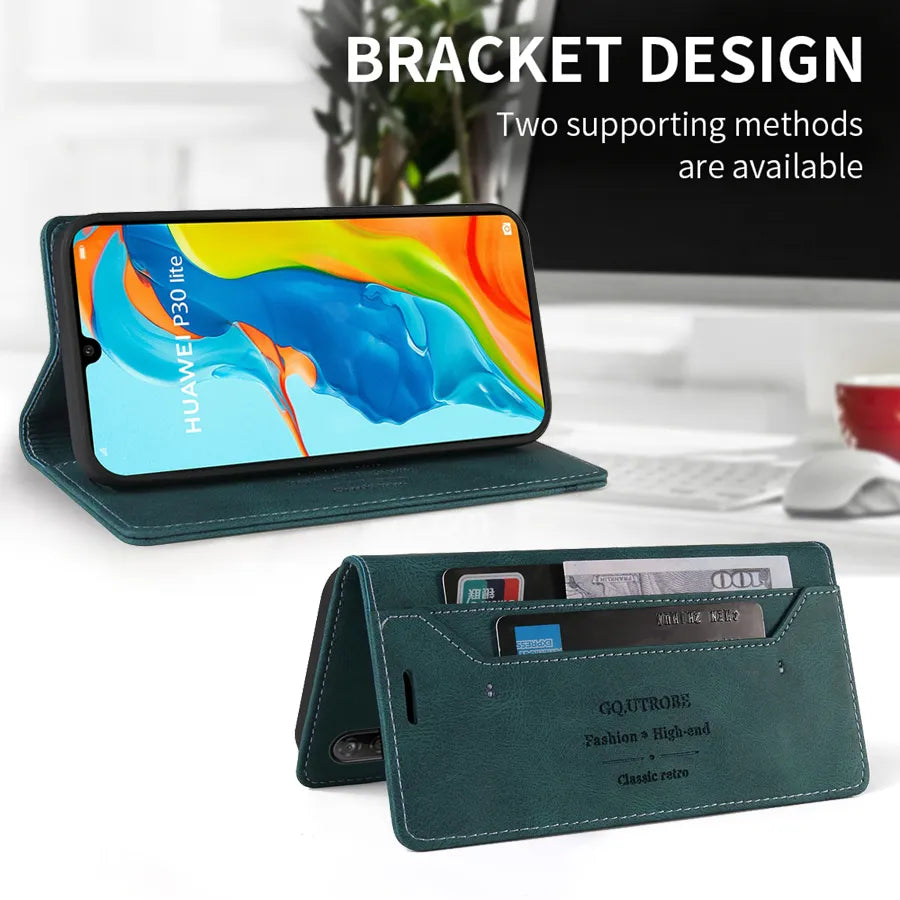 Wallet Leather Case For Huawei P40 Lite E P30 P20 Lite P Smart Z 2019 2021 Y5P Y6P Y7P Honor X8 50 Lite 20 Lite 10i 10 Lite 9X