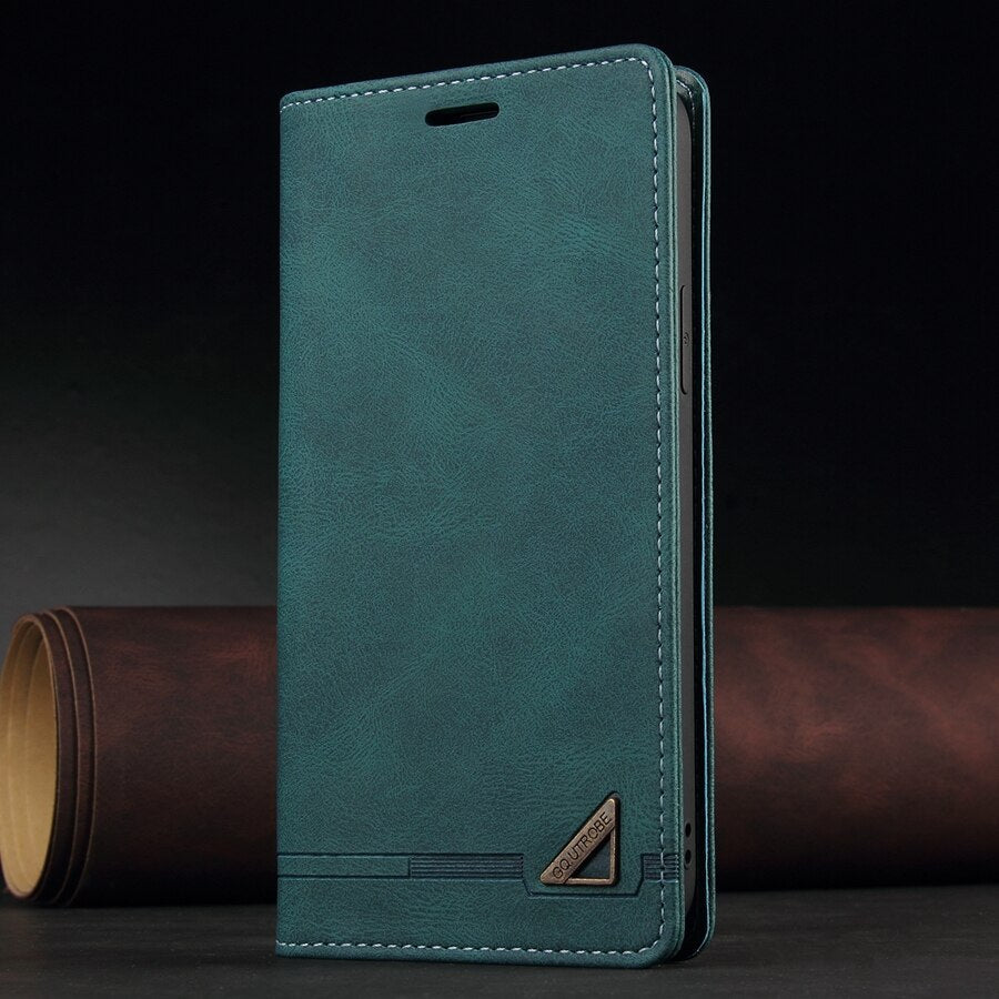 Wallet Leather Case For Huawei P40 Lite E P30 P20 Lite P Smart Z 2019 2021 Y5P Y6P Y7P Honor X8 50 Lite 20 Lite 10i 10 Lite 9X Green