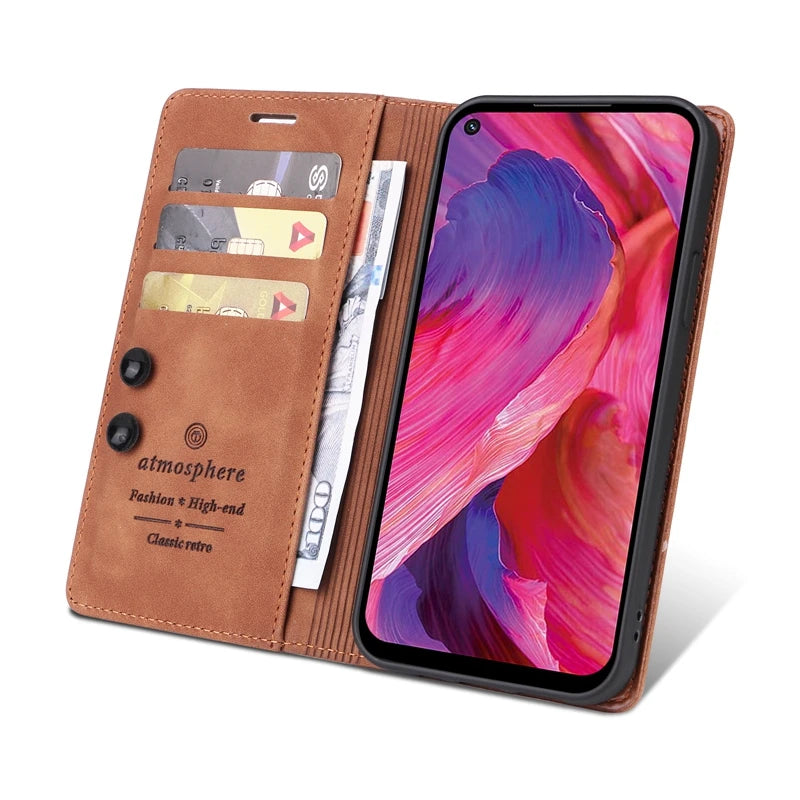 Wallet Magnetic Leather Case For Samsung Galaxy A73 A72 A71 A54 A53 A52 A51 A34 A33 A32 A23 A21S A14 A13 A12 A04 A8 2018 M13 M23