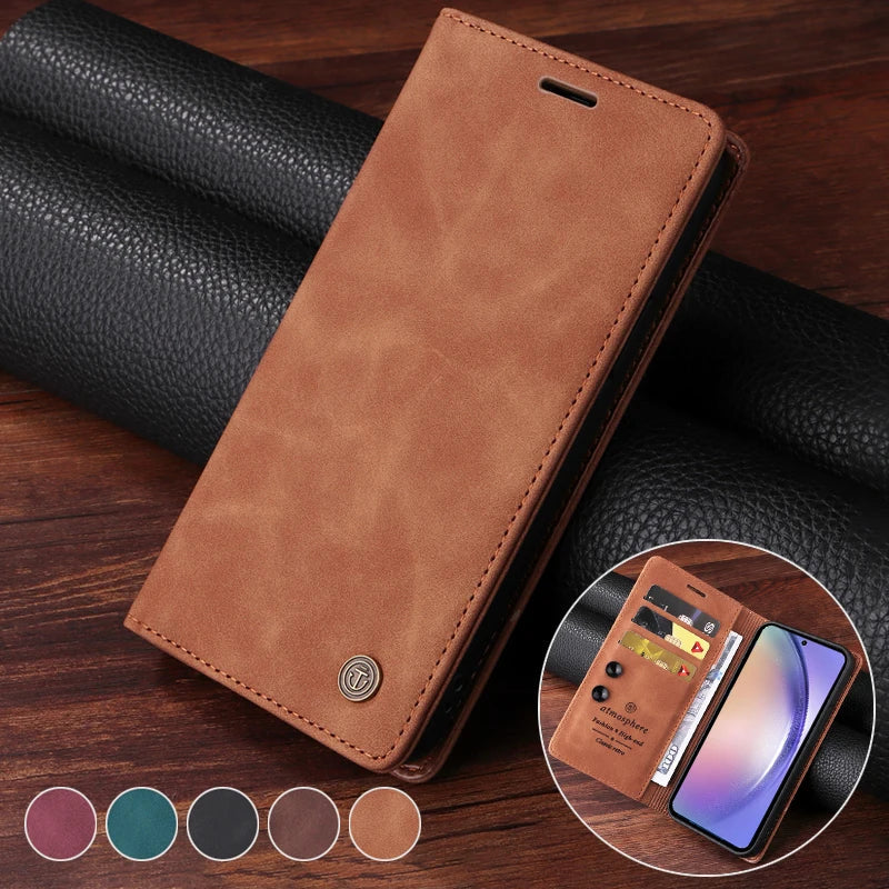 Wallet Magnetic Leather Case For Samsung Galaxy A73 A72 A71 A54 A53 A52 A51 A34 A33 A32 A23 A21S A14 A13 A12 A04 A8 2018 M13 M23