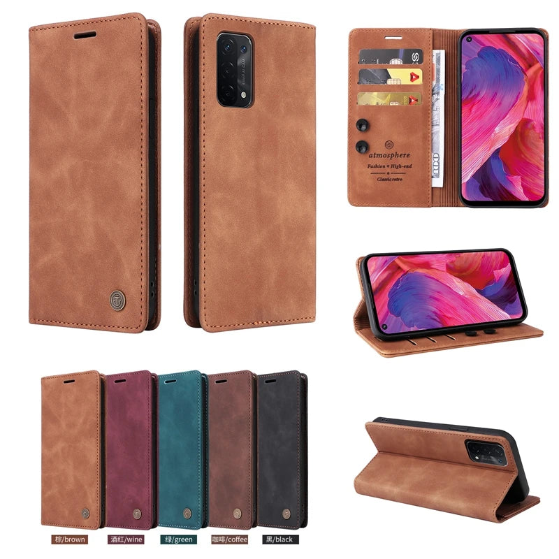 Wallet Magnetic Leather Case For Samsung Galaxy A73 A72 A71 A54 A53 A52 A51 A34 A33 A32 A23 A21S A14 A13 A12 A04 A8 2018 M13 M23