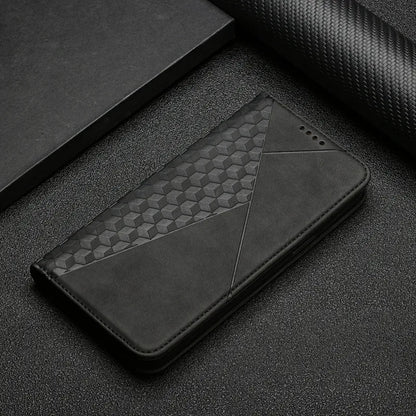 Wallet Magnetic Leather Case For Xiaomi 13 12T 11T Pro Redmi 12C 10C 9 Note 12 12S 12 Pro 11 Pro 10 10 Pro 9 Pro Poco X5 X3 NFC Black