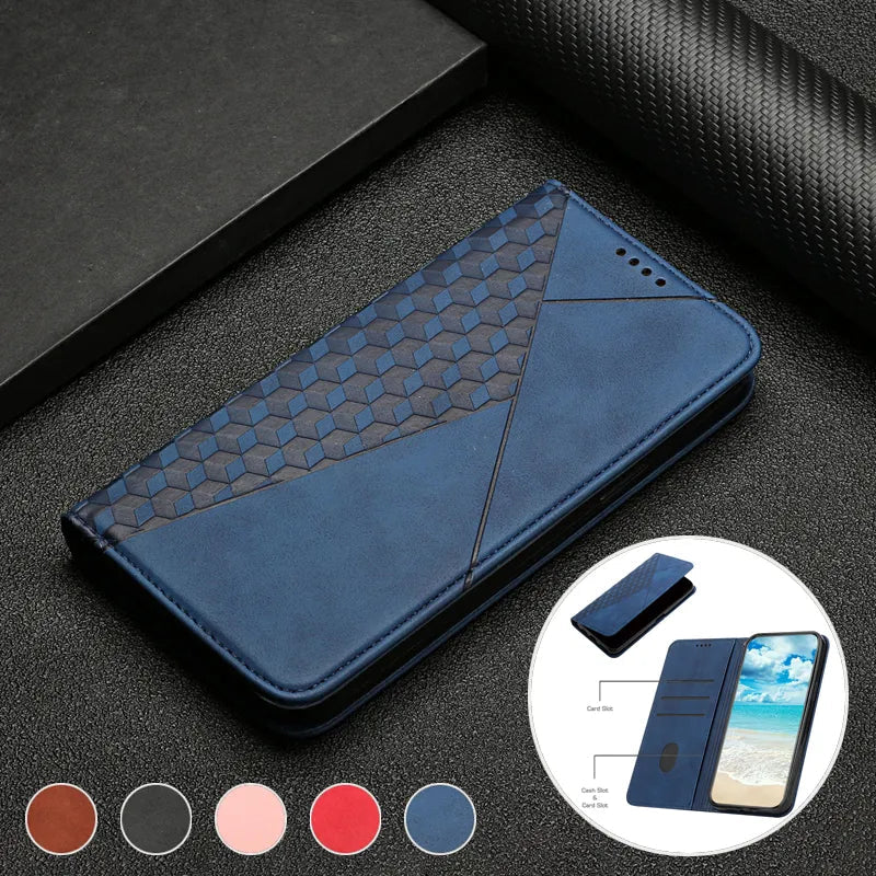 Wallet Magnetic Leather Case For Xiaomi 13 12T 11T Pro Redmi 12C 10C 9 Note 12 12S 12 Pro 11 Pro 10 10 Pro 9 Pro Poco X5 X3 NFC