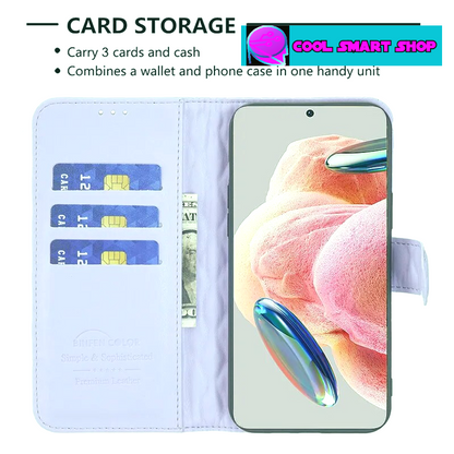 Wallet Small Fragrance Leather Case For XIaomi Redmi 12 12C 10 5G 10A 10C 9A 9C 12T 11T Note 12 4G 11E 11S 11 Pro 10S 9 Pro