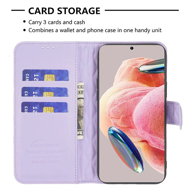 Wallet Small Fragrance Leather Case For XIaomi Redmi 12 12C 10 5G 10A 10C 9A 9C 12T 11T Note 12 4G 11E 11S 11 Pro 10S 9 Pro