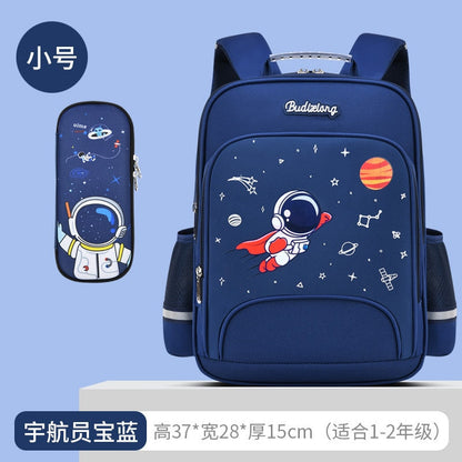 Waterproof Children School Bags For Boys Kids Backpack Orthopedic Backpack schoolbag Primary School backpack mochila small blue 1