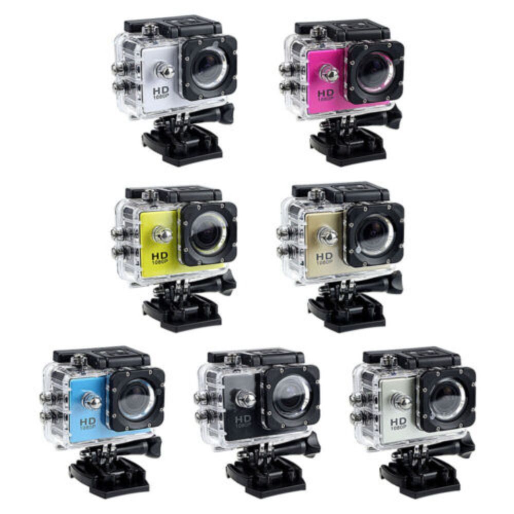 Waterproof HD 1080P Digital Video Camera - G22 COMS Sensor, Wide Angle Lens, Sports Camera for Swimming and Diving