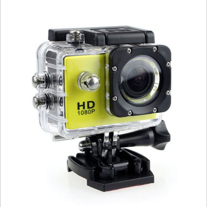 Waterproof HD 1080P Digital Video Camera - G22 COMS Sensor, Wide Angle Lens, Sports Camera for Swimming and Diving Yellow