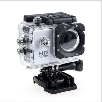 Waterproof HD 1080P Digital Video Camera - G22 COMS Sensor, Wide Angle Lens, Sports Camera for Swimming and Diving White