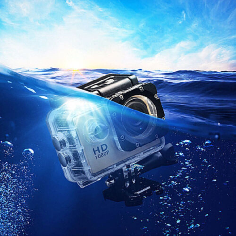 Waterproof HD 1080P Digital Video Camera - G22 COMS Sensor, Wide Angle Lens, Sports Camera for Swimming and Diving