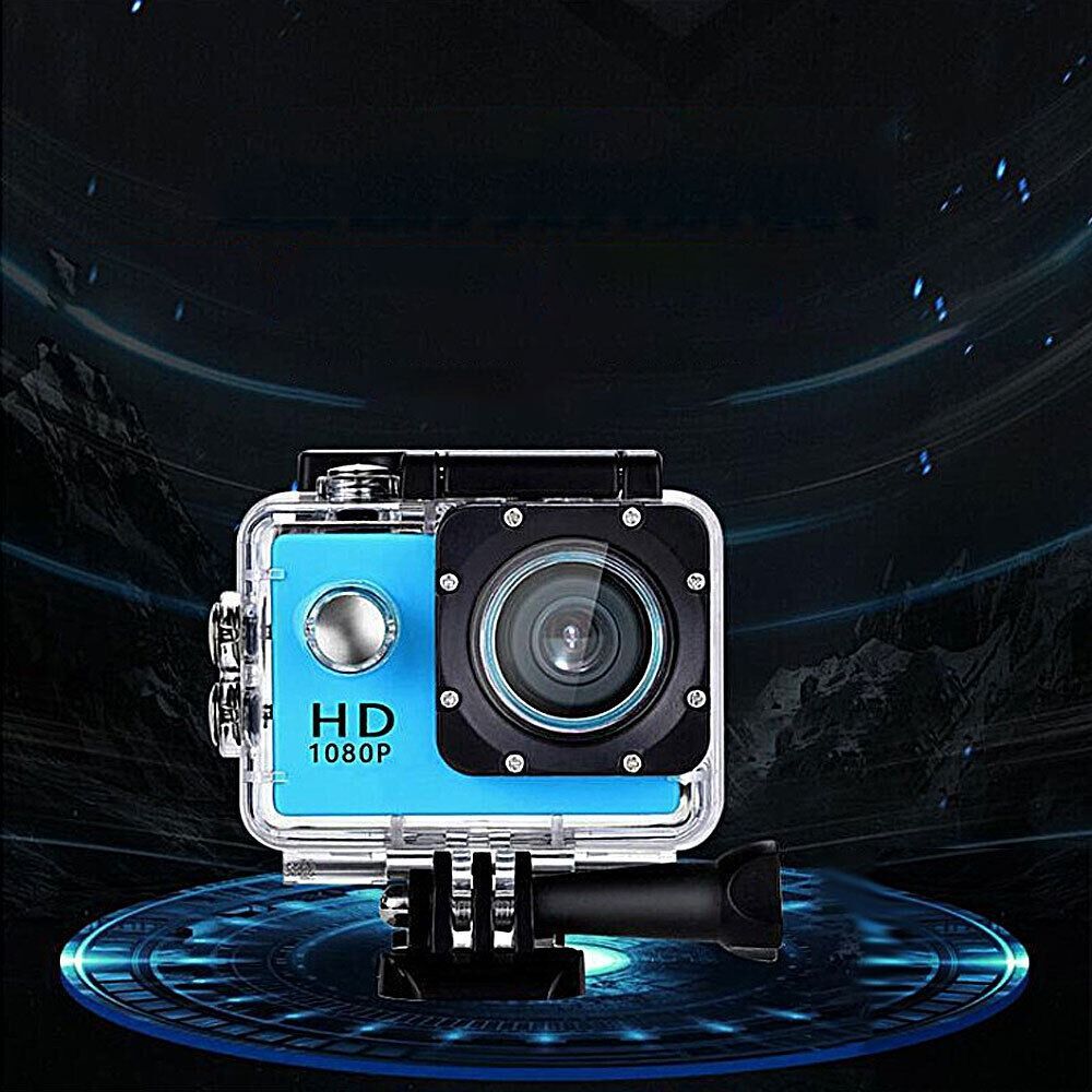 Waterproof HD 1080P Digital Video Camera - G22 COMS Sensor, Wide Angle Lens, Sports Camera for Swimming and Diving