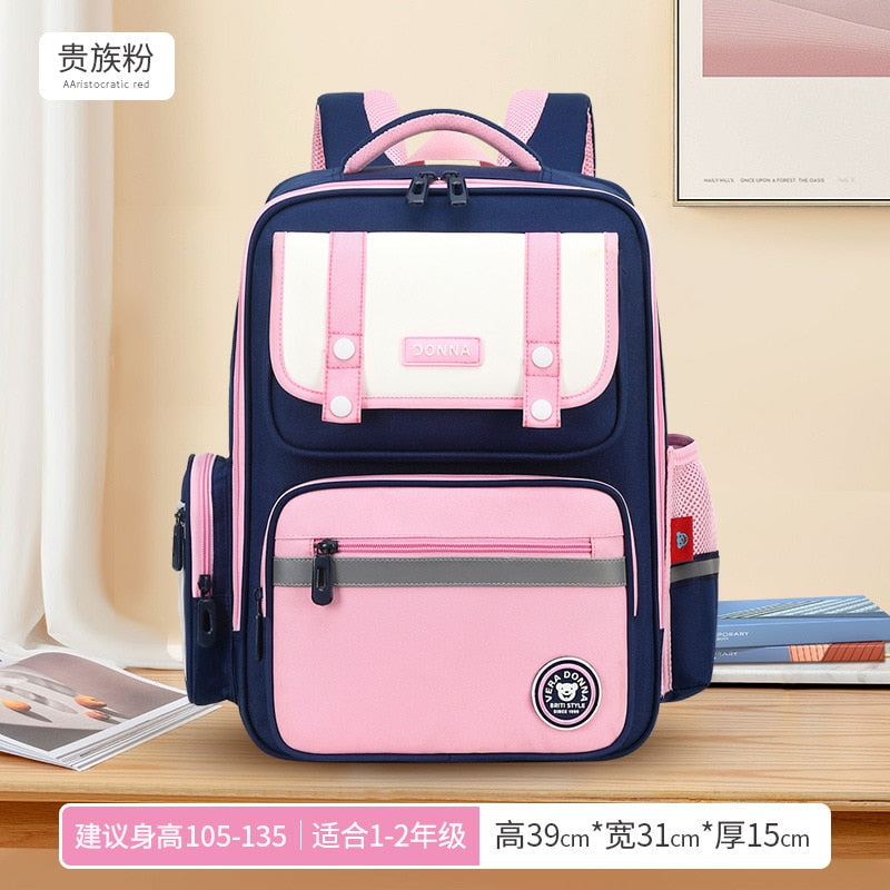 Waterproof children School Bags boys Girls primary school Backpacks kids book bag Schoolbag Orthopedic Backpack mochila infantil small pink