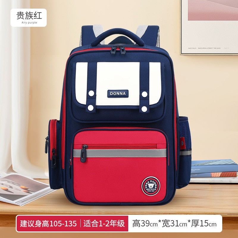 Waterproof children School Bags boys Girls primary school Backpacks kids book bag Schoolbag Orthopedic Backpack mochila infantil small red