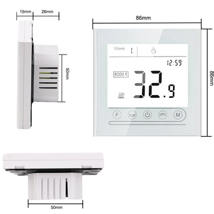 WiFi Smart Thermostat Touch screen Temperature controller for Water/Electric/Gas Boiler Works with Smart Home