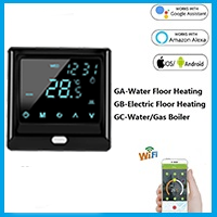 WiFi Smart Thermostat Touch screen Temperature controller for Water/Electric/Gas Boiler Works with Smart Home