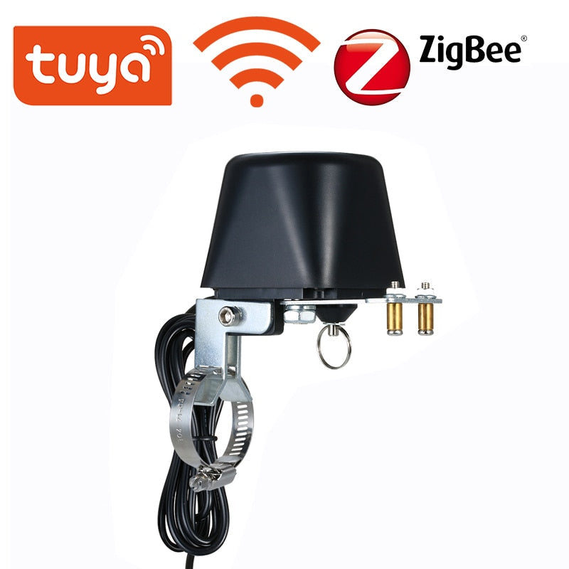 Wifi/Zigbee Smart Valve Controller for Water & Gas Pipelines, Alexa & Google Assistant Compatible