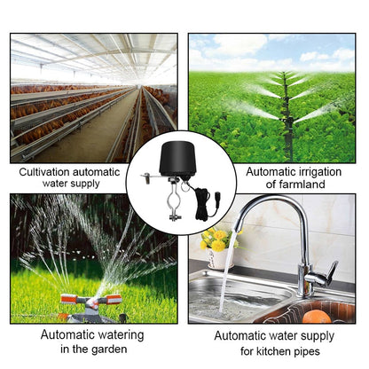 Wifi/Zigbee Smart Valve Controller for Water & Gas Pipelines, Alexa & Google Assistant Compatible