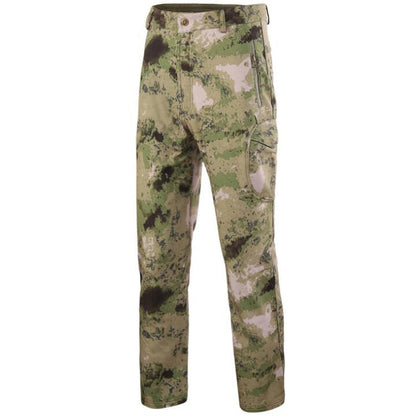 Winter Camping Hiking Pants Outdoor Thicken Fleece Thermal Military Tactical Trekking Trousers Climbing Hunting Sporting Pant ruins green