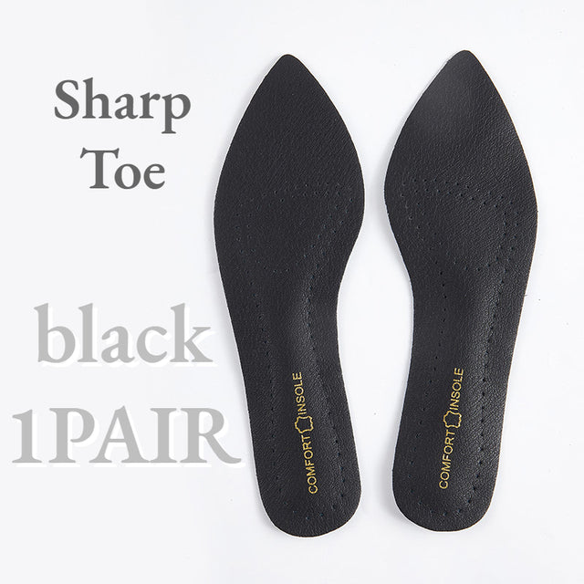 Women Sandal Insoles Antislip Soft Bottom Breathable Deodorzation High Heel Insoles High-Heeled Shoes Sole Stickers Pad1Pair Black Sharp