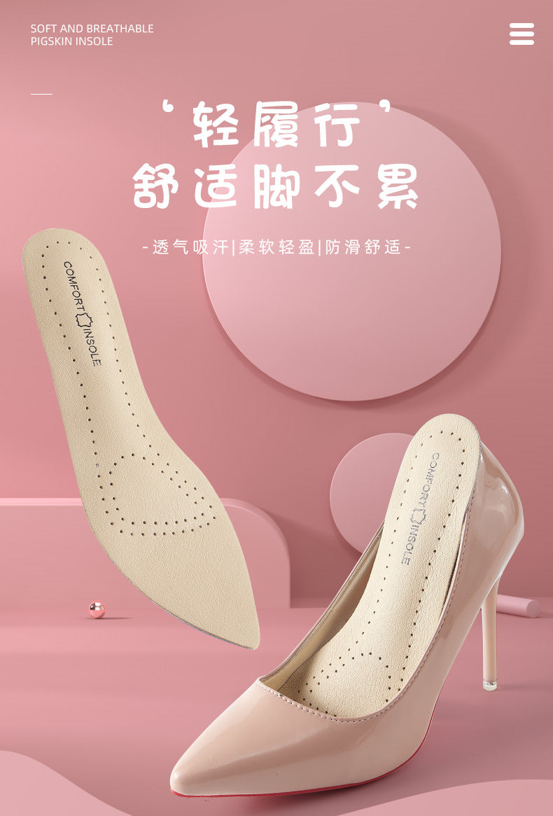 Women Sandal Insoles Antislip Soft Bottom Breathable Deodorzation High Heel Insoles High-heeled Shoes Sole Stickers Pad1Pair