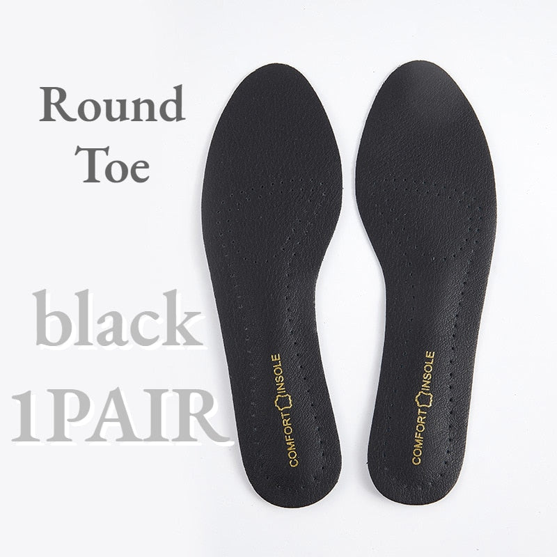 Women Sandal Insoles Antislip Soft Bottom Breathable Deodorzation High Heel Insoles High-heeled Shoes Sole Stickers Pad1Pair Black round