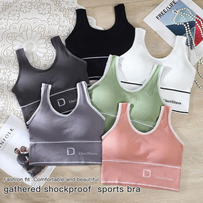 Women Yoga Underwear Padded Crop Tops Underwear Top Yoga Sport Bra Breathable Fitness Running Vest Yoga Bras Sports Type