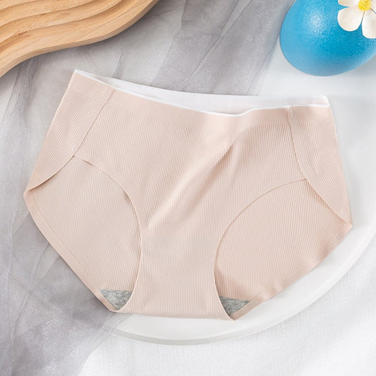 Women's sexy underwear panties large for women sensual lingerie Underpanties pink girls plus size cute underpants free shipping Apricot 1pc