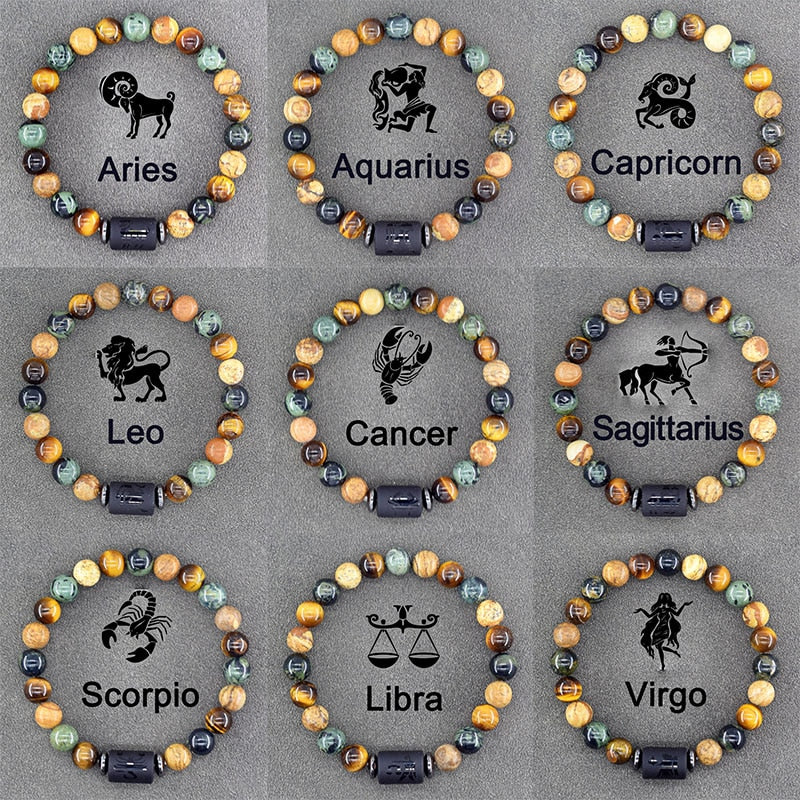 Zodiac Sign Bracelet - Cancer, Virgo, Leo, Libra, Friendship Gift