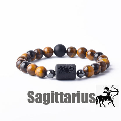 Zodiac Sign Bracelet - Cancer, Virgo, Leo, Libra, Friendship Gift 29 Sagittarius 8mm Beads