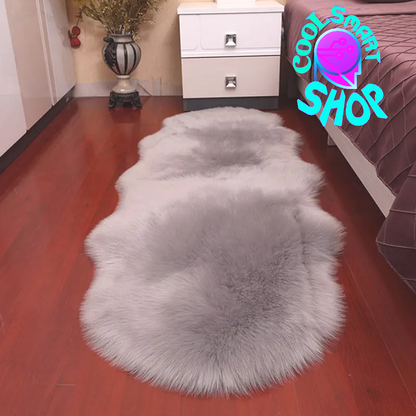 New Carpet Plush Soft Sheepskin Bedroom Carpet Imitation Wool Pad Long Hair Bedside Mat Sofa Cushion Rugs Living Room Fur Carpet