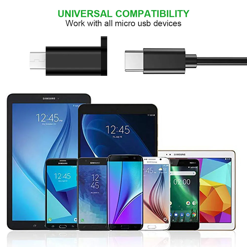 otg Type C to Micro usb cable Converter Type C To USB 3.0 OTG Adapter for MacbookPro Xiaomi Samsung phone Charging Cable charger